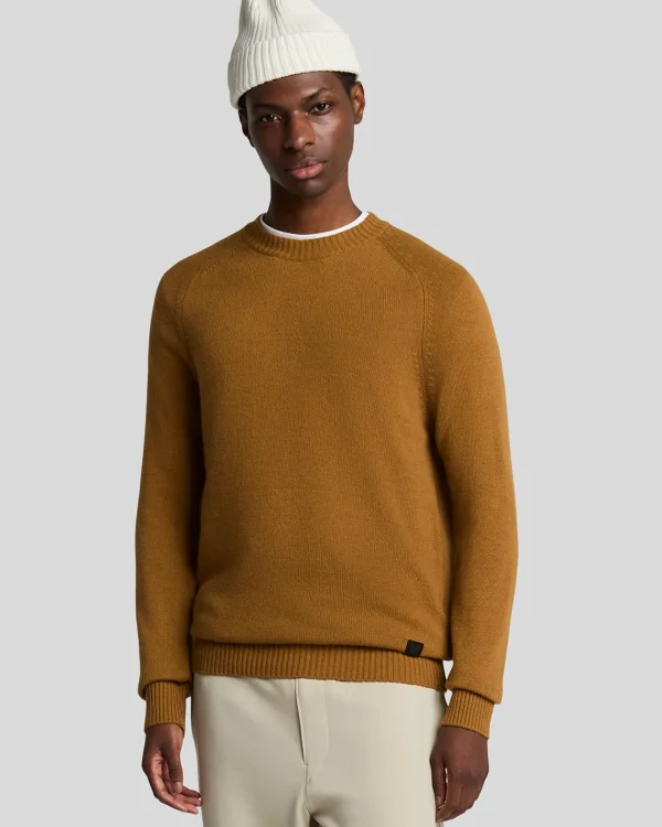 Lyle & Scott 150 Jahre Strickwaren | Pullover & Strickwaren<150 Year Knitwear - Rundhals-Pullover GoldenHeather