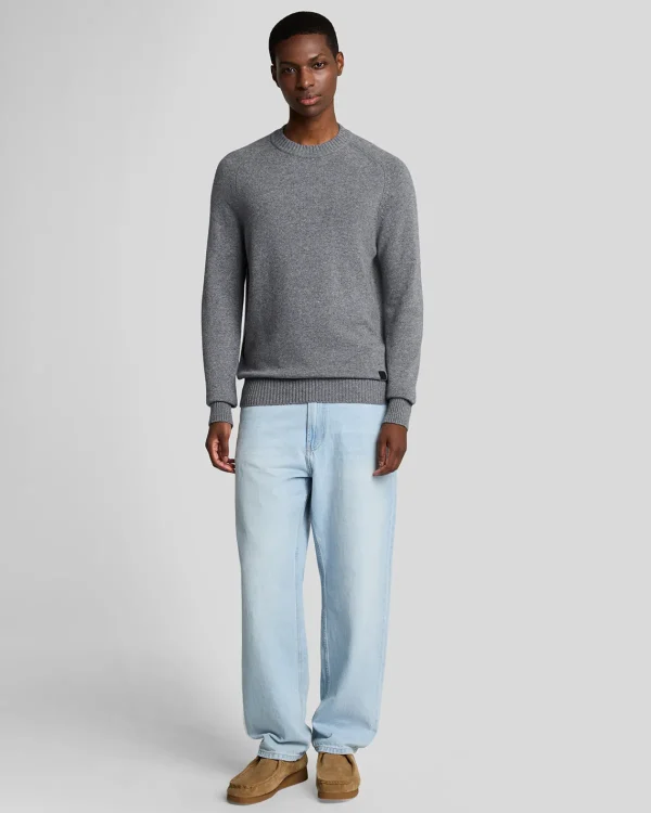 Lyle & Scott 150 Jahre Strickwaren | Pullover & Strickwaren<150 Year Knitwear - Rundhals-Pullover GreyHeather