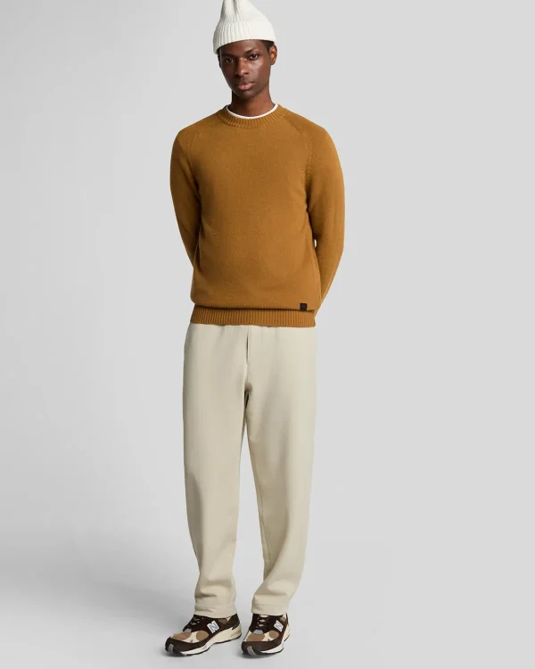 Lyle & Scott 150 Jahre Strickwaren | Pullover & Strickwaren<150 Year Knitwear - Rundhals-Pullover GoldenHeather