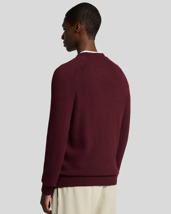 Lyle & Scott 150 Jahre Strickwaren | Pullover & Strickwaren<150 Year Knitwear - Rundhals-Pullover BurgundyHeather