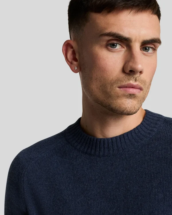 Lyle & Scott 150 Jahre Strickwaren | Pullover & Strickwaren<150 Year Knitwear - Rundhals-Pullover NavyHeather
