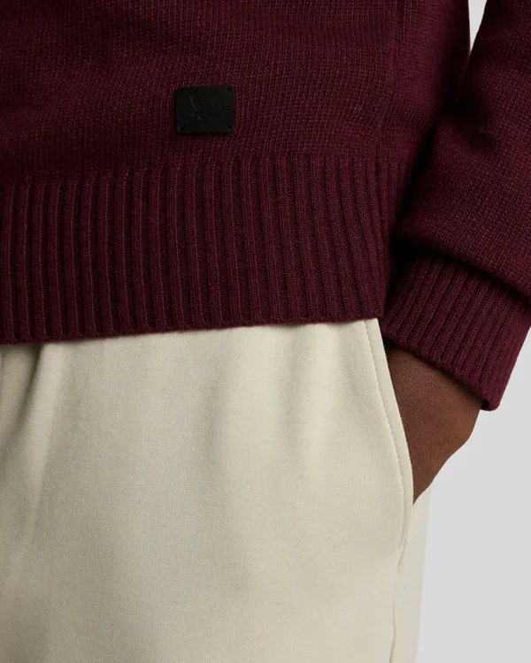 Lyle & Scott 150 Jahre Strickwaren | Pullover & Strickwaren<150 Year Knitwear - Rundhals-Pullover BurgundyHeather