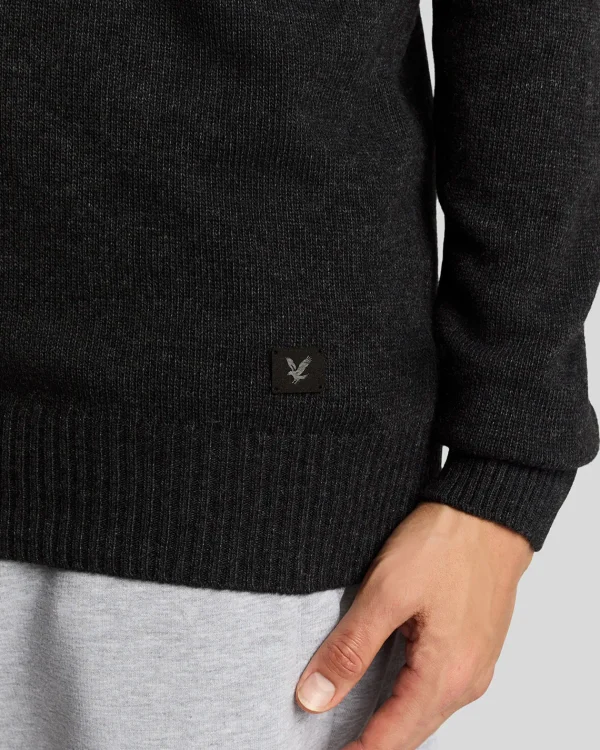 Lyle & Scott 150 Jahre Strickwaren | Pullover & Strickwaren<150 Year Knitwear - Rundhals-Pullover BlackHeather