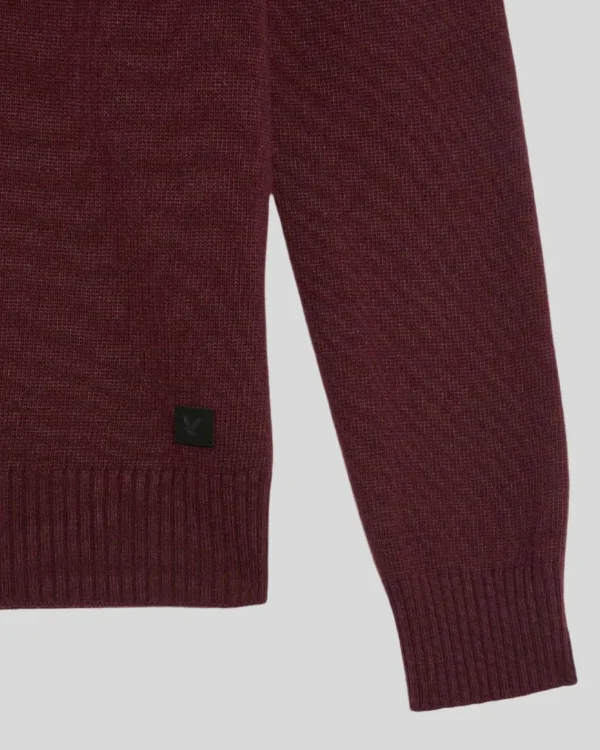 Lyle & Scott 150 Jahre Strickwaren | Pullover & Strickwaren<150 Year Knitwear - Rundhals-Pullover BurgundyHeather